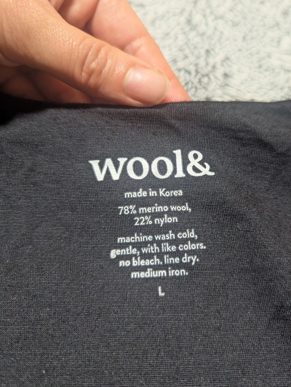 Wool& Black Wool Dress Tank Sleeveless Large - Picture 4 of 7